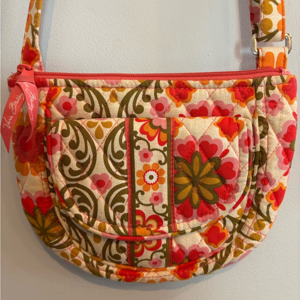 Vera Bradley Lizzy Folkloric Small Crossbody Bag Retired Pattern
